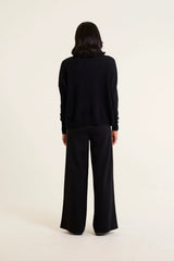 Alesasndra A Polo Bay Sweater, Black