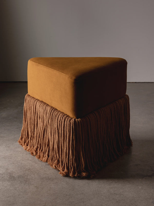 Rachel Donath Allard Ottoman, Mustard