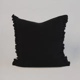 Eadie Aperitif Linen Cushion, Black