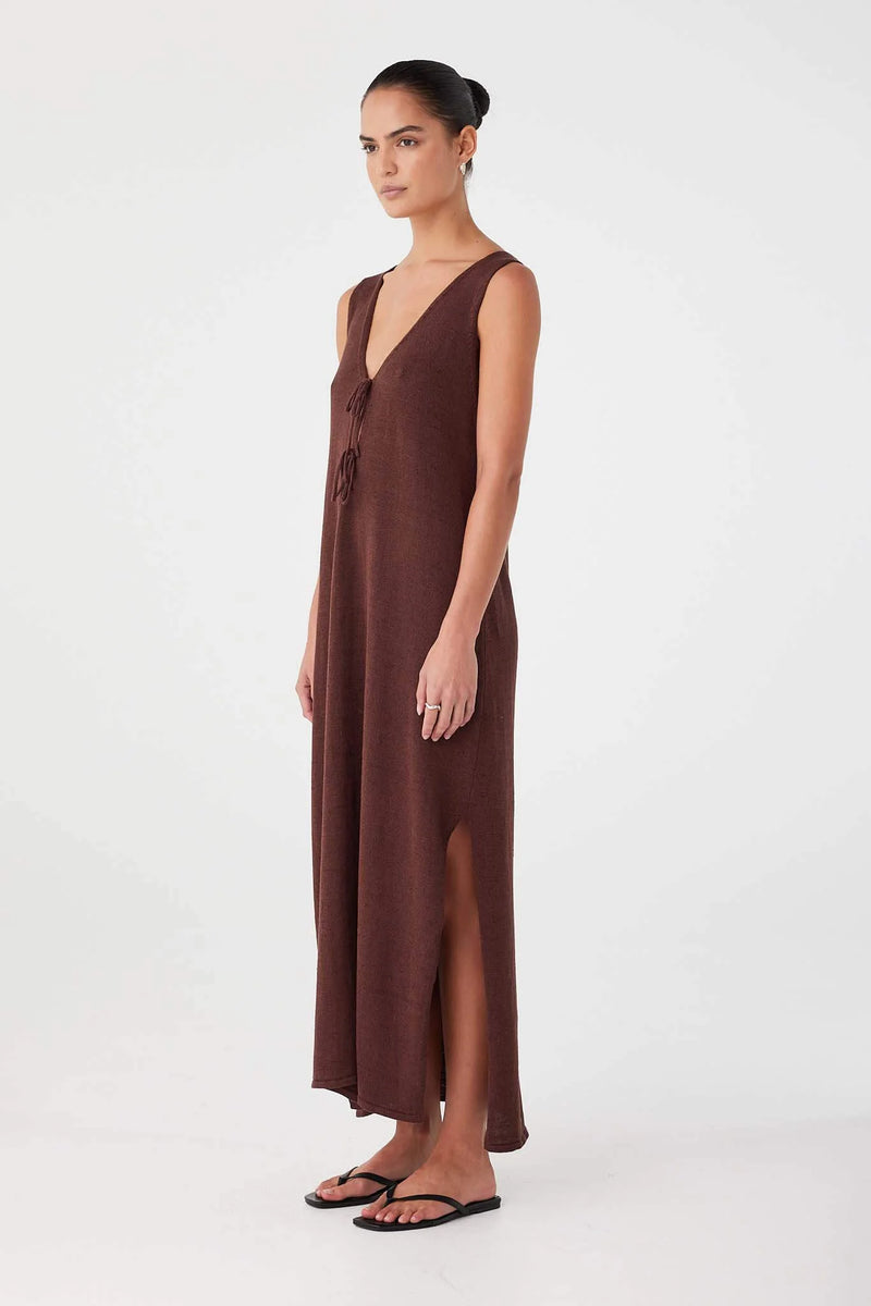Arcaa Poppy Dress, Chocolate