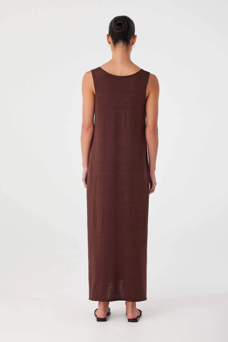 Arcaa Poppy Dress, Chocolate