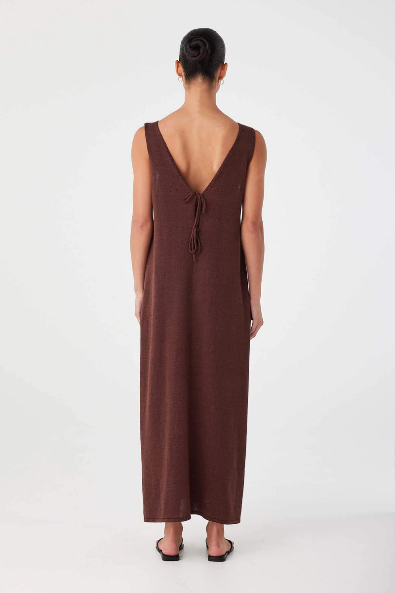 Arcaa Poppy Dress, Chocolate