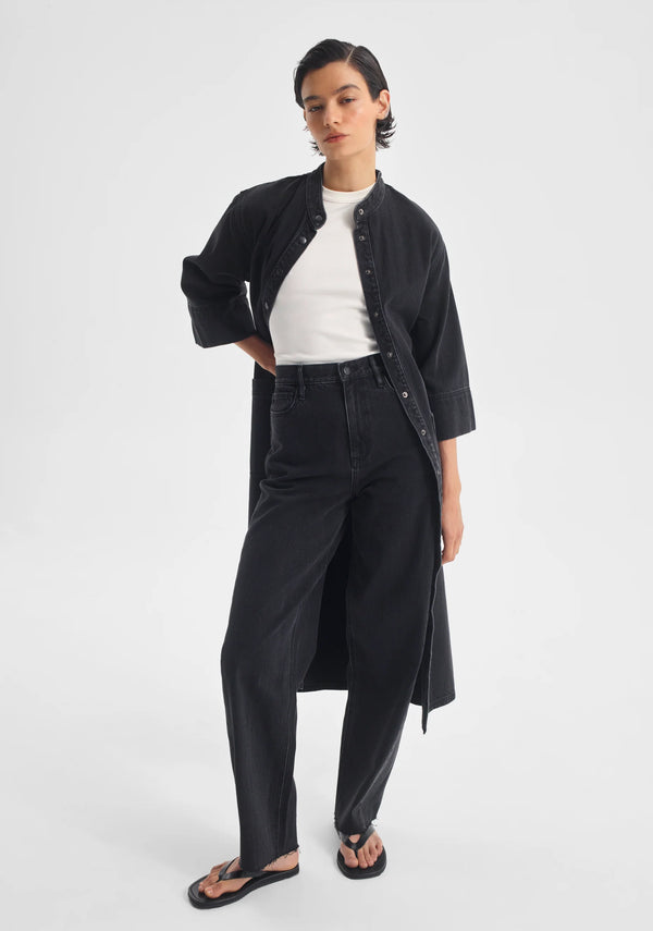 Morrison Arley Shirt Dress, Black