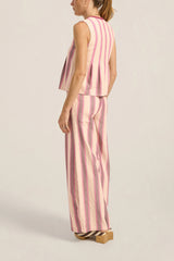 Ilio Nema Tzimi Top, Pink Mykonos Stripe