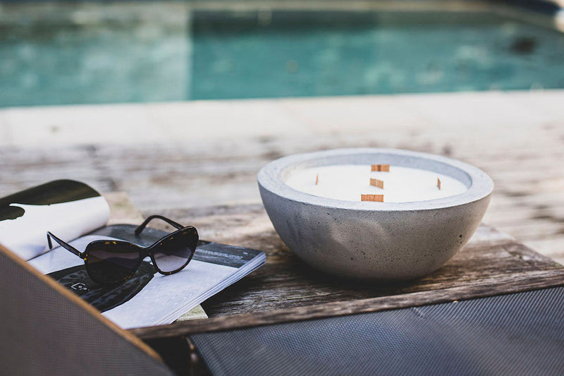 Concrete Candle  X Large (5 Wick)