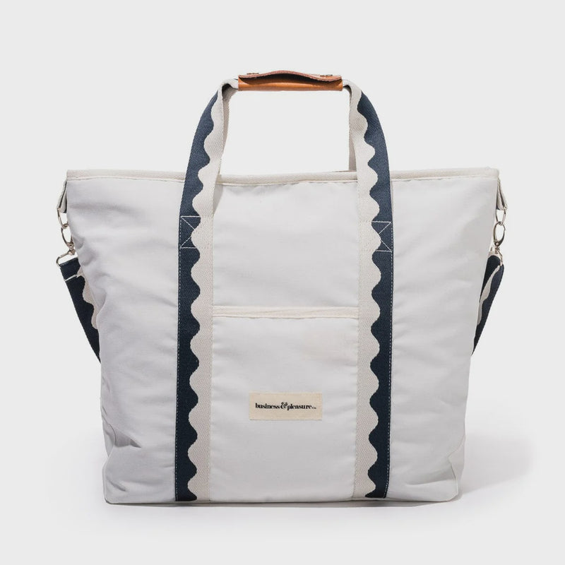 Business & Pleasure Cooler Tote Bag, Rivie White