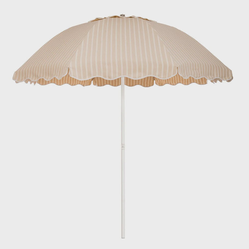 Business & Pleasure Patio Umbrella, Natural Stripe