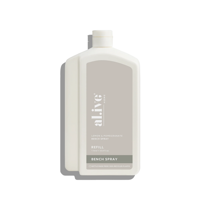 Al.ive Kitchen Bench Spray Refill, Lemon & Pomegranate