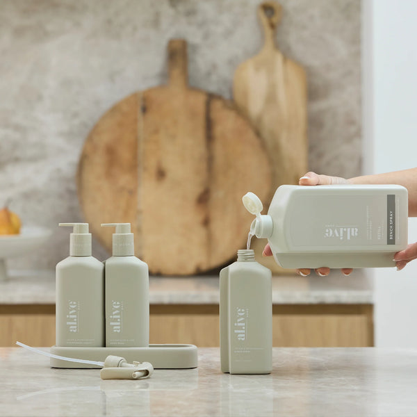 Al.ive Kitchen Bench Spray Refill, Lemon & Pomegranate
