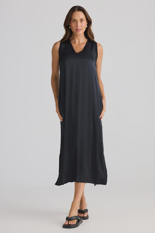 Brave & True Celine Dress, Black