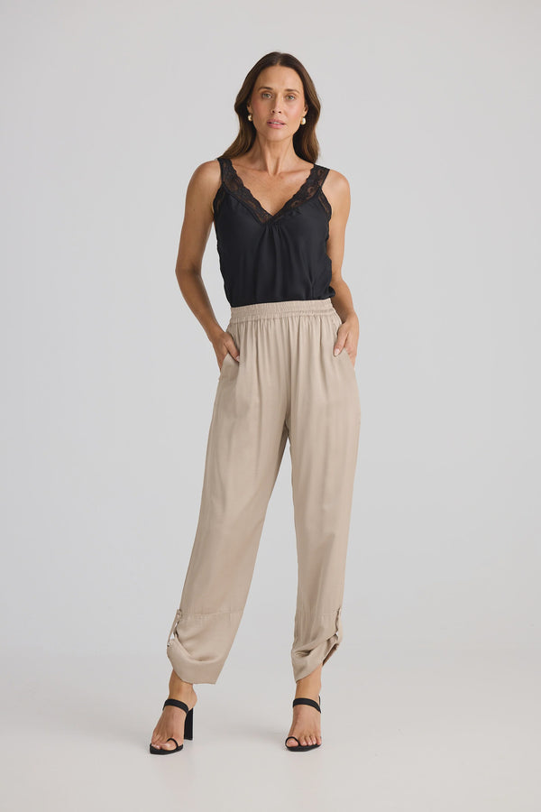 Brave & True Wonderland Pant, Stone Taupe