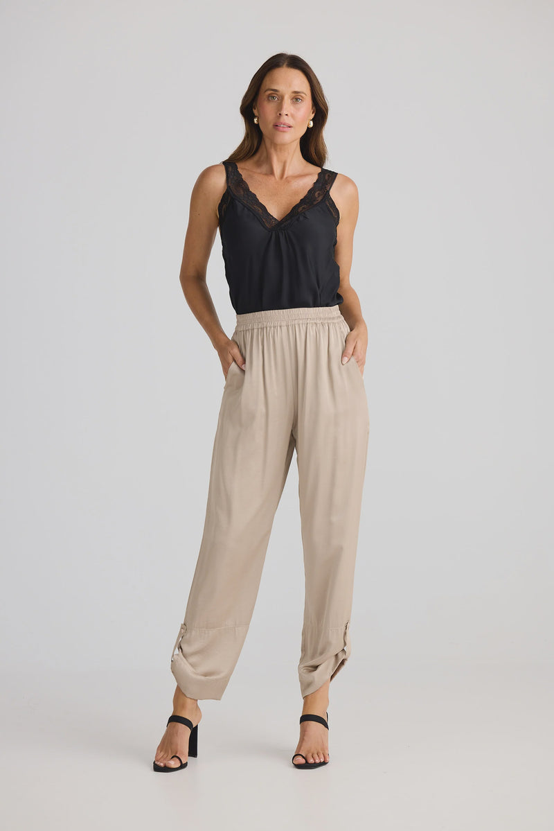 Brave & True Wonderland Pant, Stone Taupe