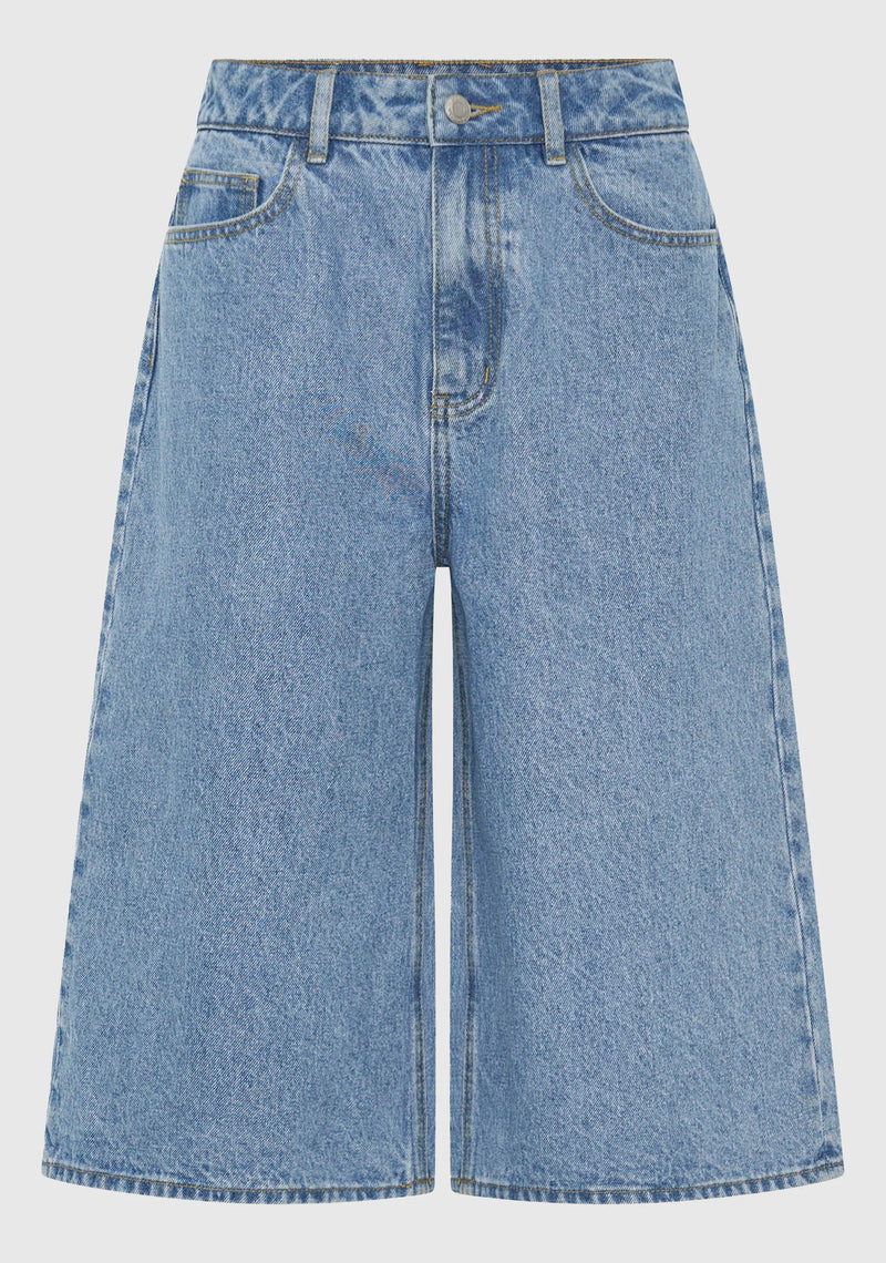 Morrison Hendrix Denim Bermuda, Light Blue