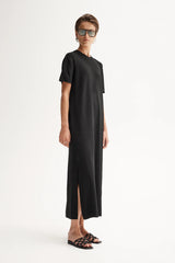 Elka Wilbour Knit Maxi Dress, Black