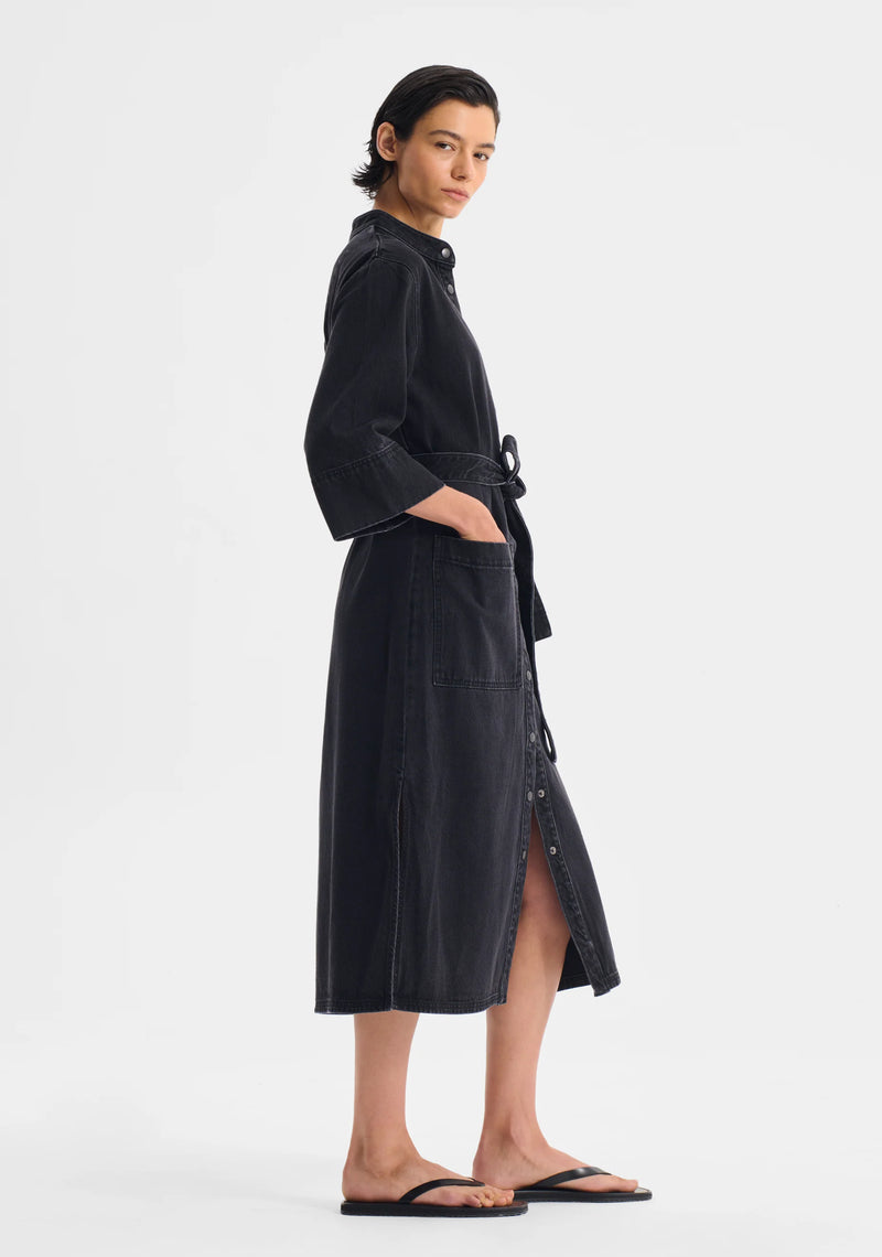 Morrison Arley Shirt Dress, Black