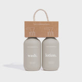 Wash + Lotion Kit, PUMICE- Geranium + Lavender