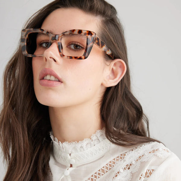 Captivated Eyewear Cleo Glasses, Tortoiseshell