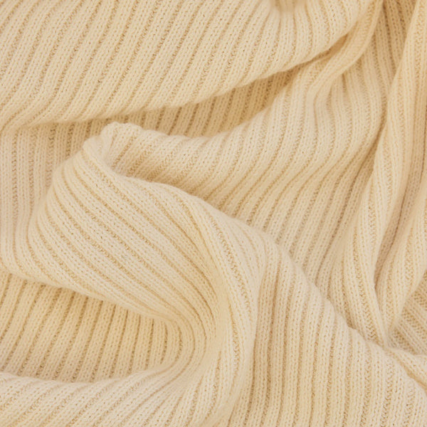 Heritage Knit Blanket, Cream