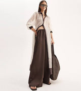 Elka Collective Havana Maxi Dress, Chocolate Stripe