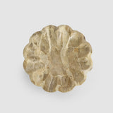Oro Scallop Bowl, Butterscotch Marble