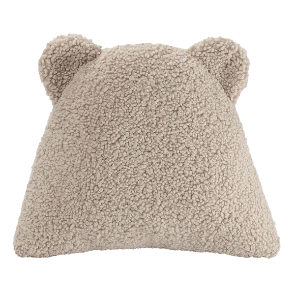 Wigiwama Bear Cushion, Biscuit