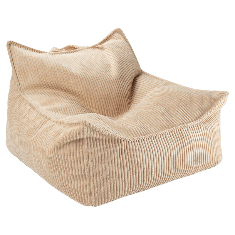 Wigiwama Corduroy Beanbag Chair, Brown Sugar