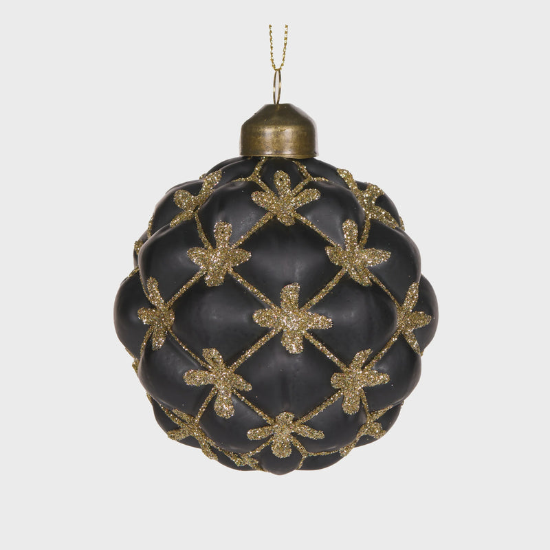 Matte Black Chesterfield Bauble