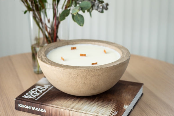 Concrete Candle  X Large (5 Wick)