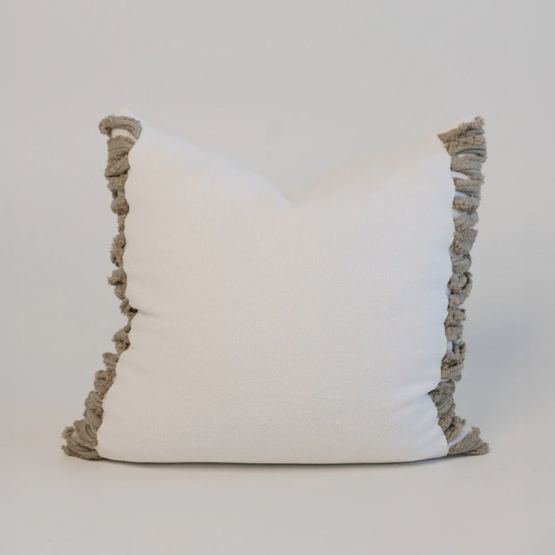 Eadie Aperitif Linen Cushion, Off White/Natural