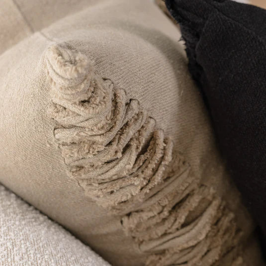 Eadie Aperitif Linen Cushion, Natural