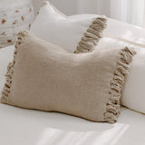 Eadie Aperitif Linen Cushion, Natural