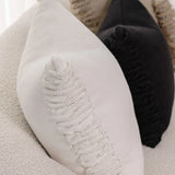 Eadie Aperitif Linen Cushion, Off White