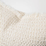 Eadie Element Cushion, Butter Ivory