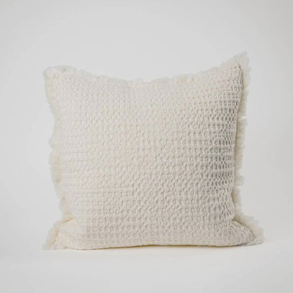 Eadie Element Cushion, Butter Ivory