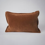 Eadie Lifestyle Evelyn Velvet Cushion, Nutmeg