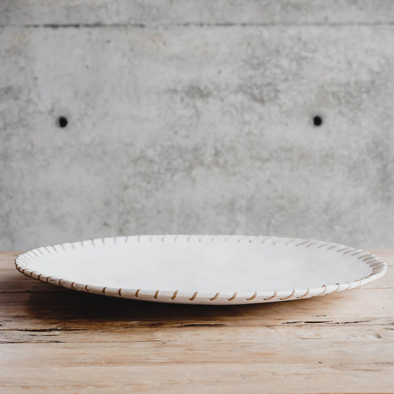 Oversized Platter, White