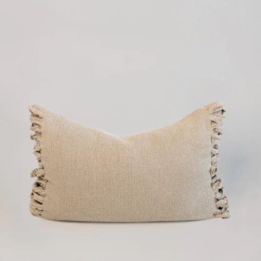 Eadie Aperitif Linen Cushion, Natural