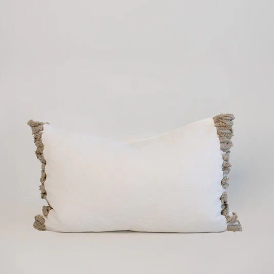 Eadie Aperitif Linen Cushion, Off White/Natural