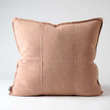 Eadie Luca Linen Cushion, Clay