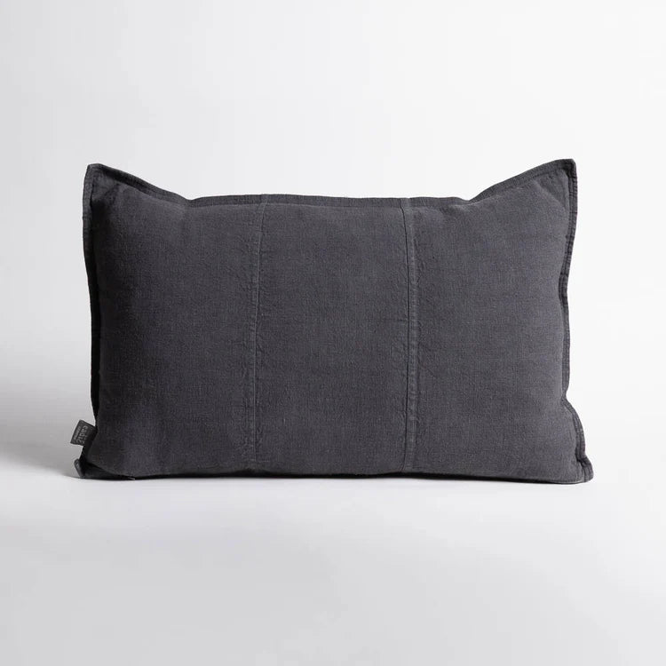 Eadie Luca Linen Cushion Midnight