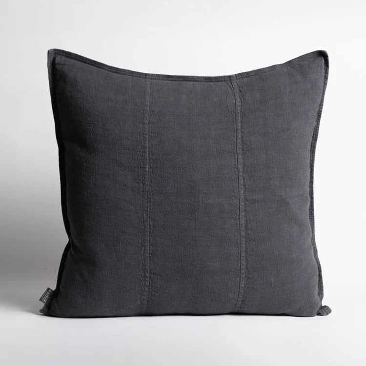 Eadie Luca Linen Cushion Midnight