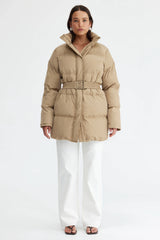 ORTC Monty Mid Length Puffer, Biscotti