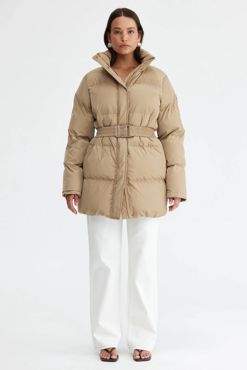 ORTC Monty Mid Length Puffer, Biscotti