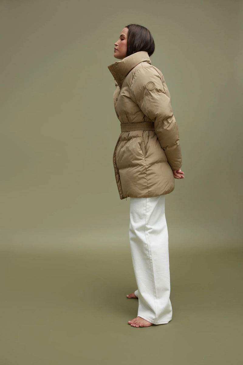 ORTC Monty Mid Length Puffer, Biscotti