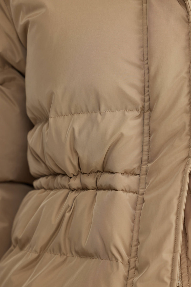 ORTC Monty Mid Length Puffer, Biscotti