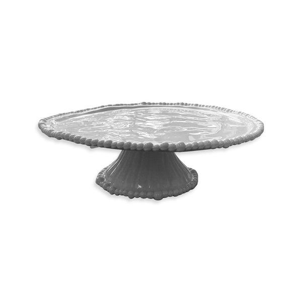 Melamine Pearl Cake Stand, White