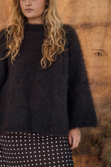 Mamapapa Ferrero Mohair Sweater, Chocolate