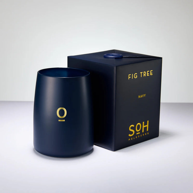 SOH Navy Candle, Fig Tree