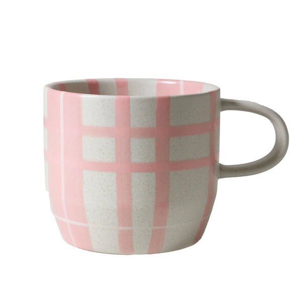 Robert Gordon Mug 'Cat's Pyjamas’ Mug, Musk Check