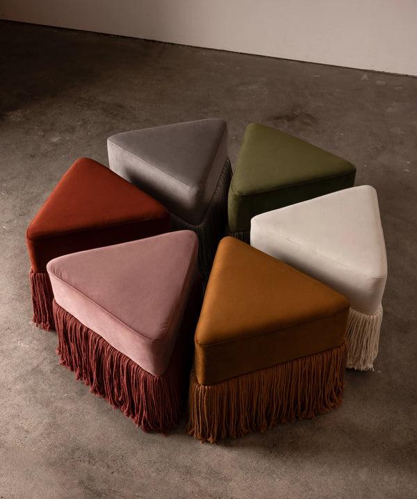 Rachel Donath Allard Ottoman, Blush